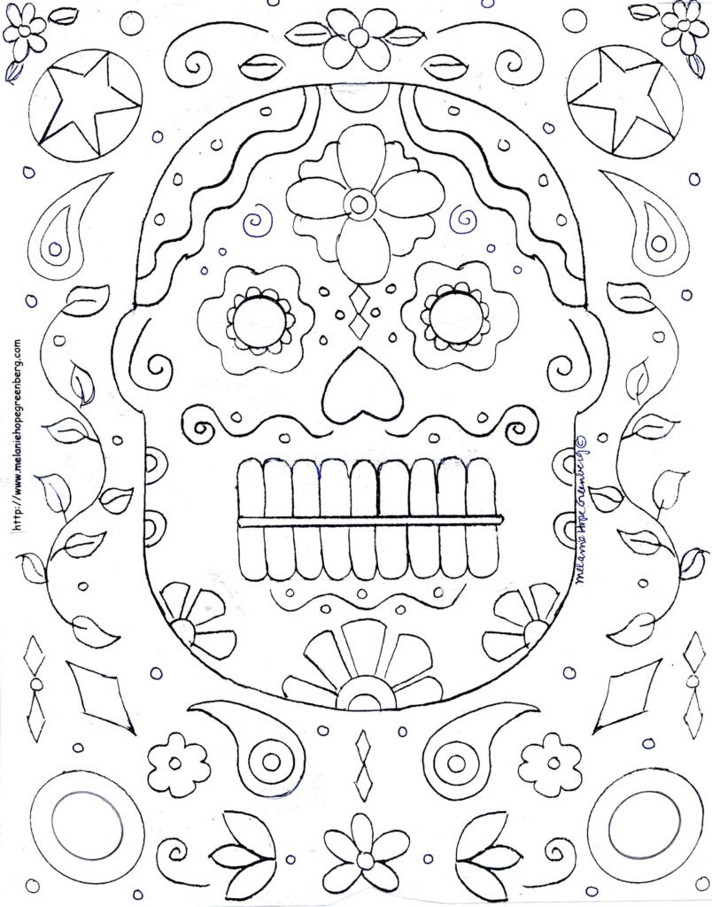 Free Halloween Mask Coloring Page | Halloween Coloring Pages