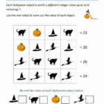 Free Halloween Math Worksheets