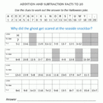 Free Halloween Math Worksheets