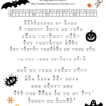 Free Halloween Printable Activity Sheets |Modern