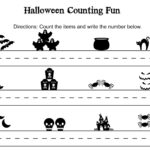 Free Halloween Word Search Counting Printables Themed Math