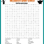 Free Halloween Word Search #printable Worksheet With 30+