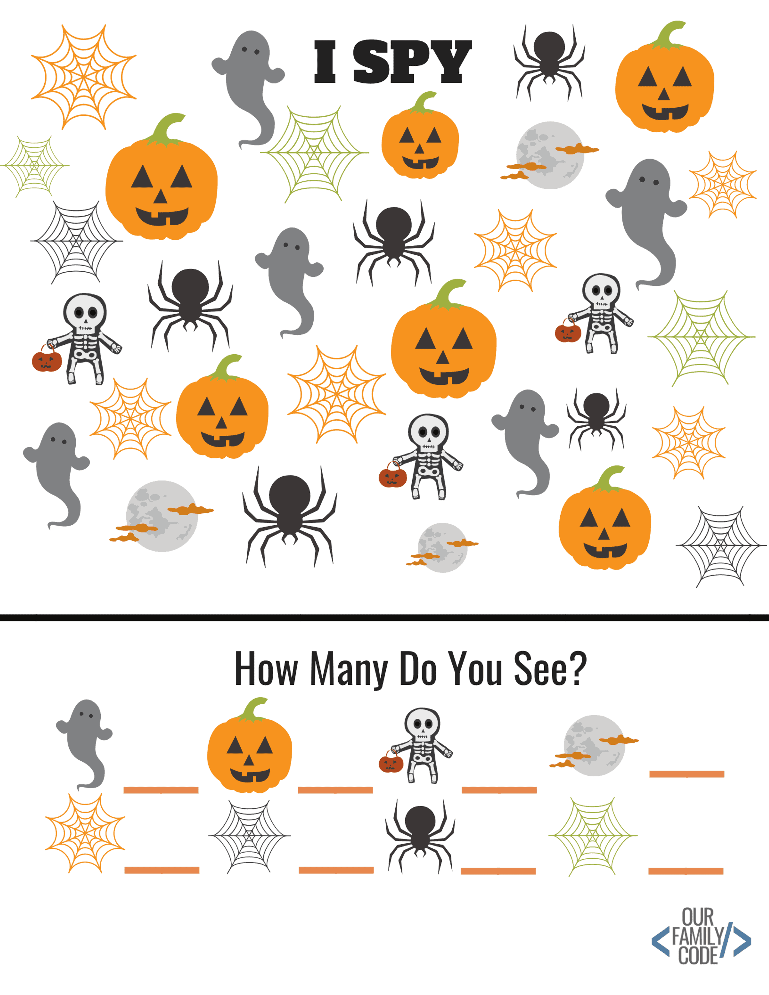 Free Halloween Printables For Kindergarten