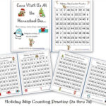 Free Holiday Skip Counting Pages (2S Thru 7S)   Homeschool Den
