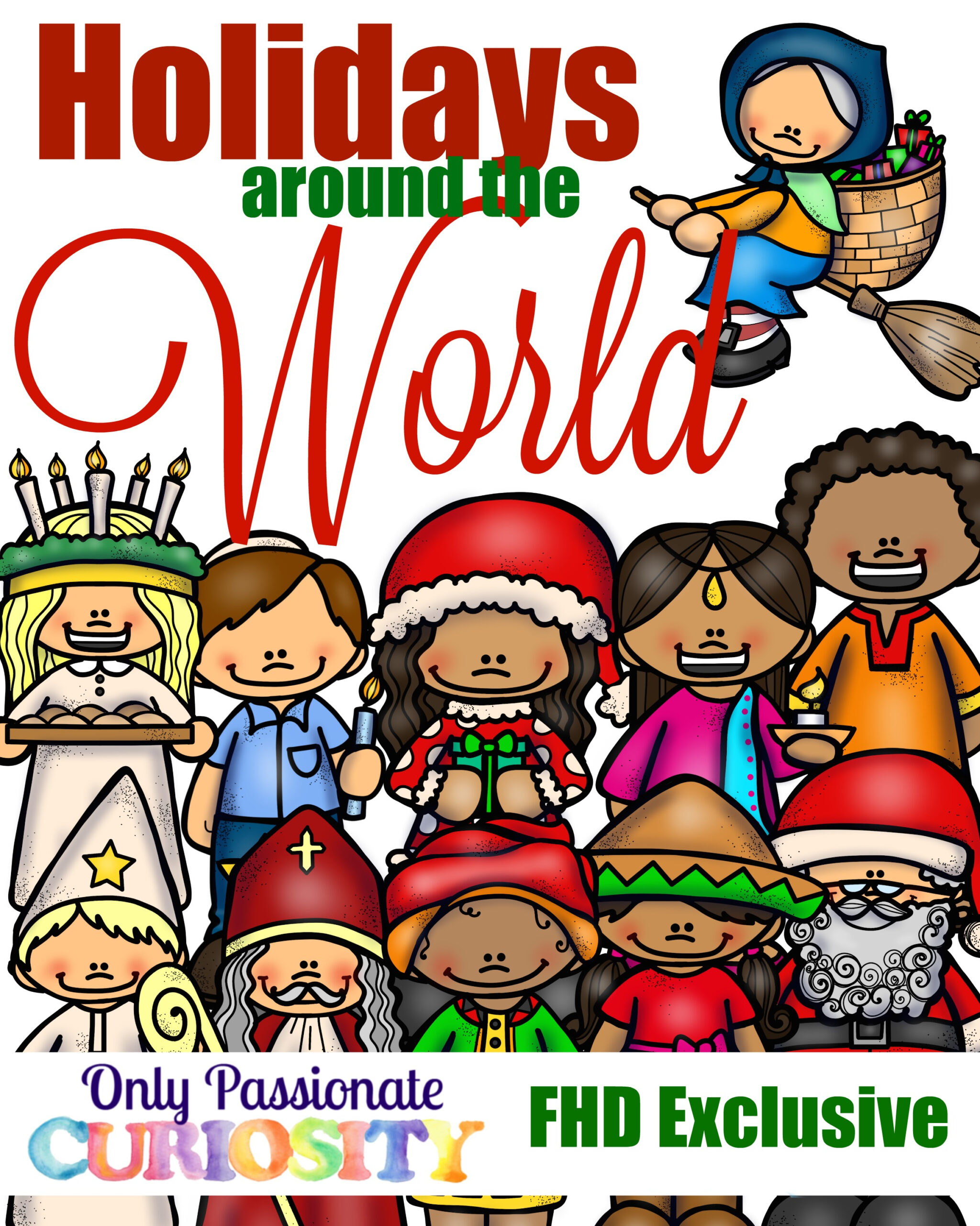 Free Holidays Around The World Pack (Instant Download)