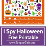Free I Spy Halloween Printable Game | School Halloween Party