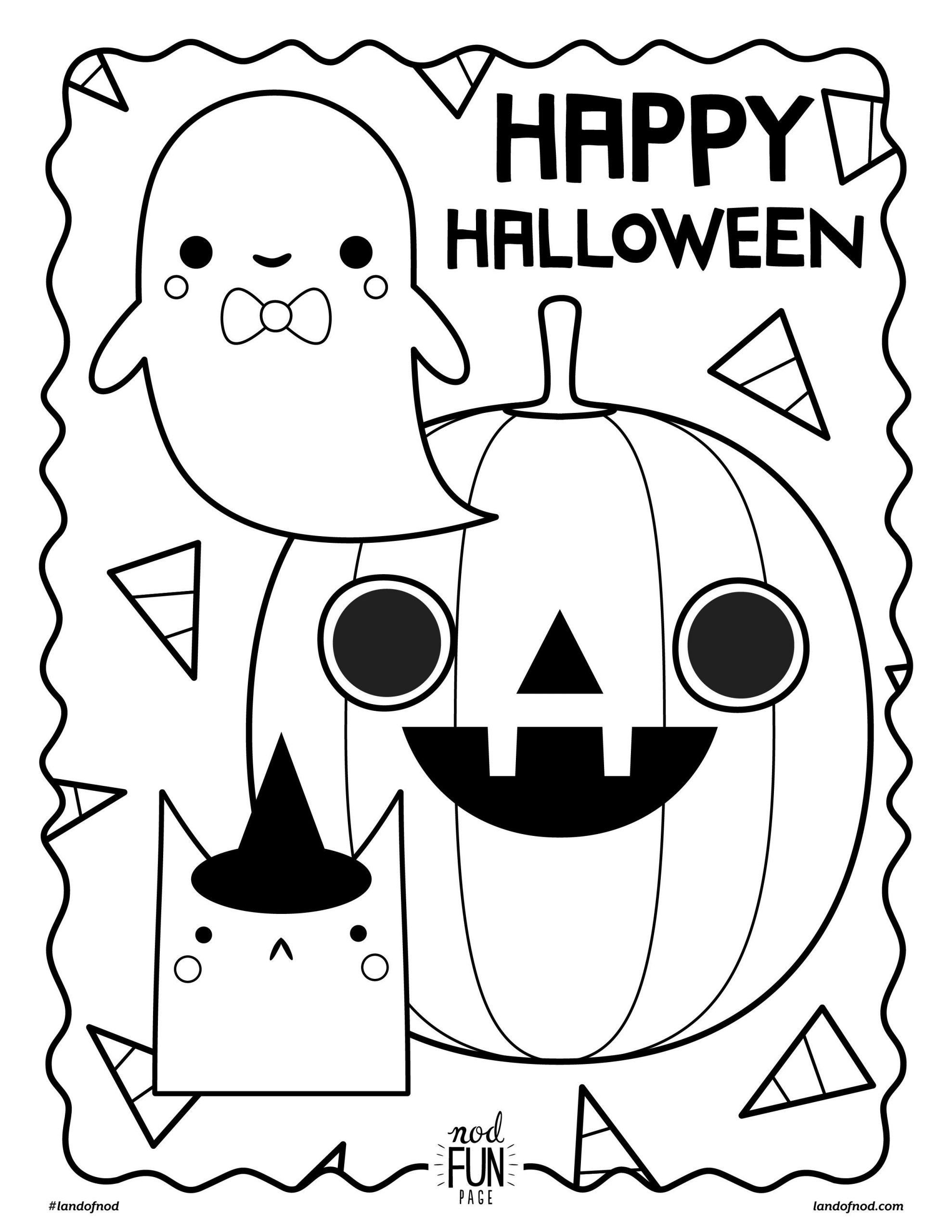 Free Kindergarten Halloween Worksheets Printable Coloring