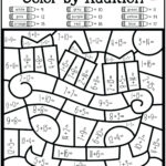 Free Math Coloring Worksheets 1St Grade Tag Awesome Color