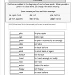 Free Prefixes And Suffixes Worksheets From The Teacher Guide