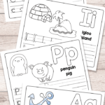 Free Printable Alphabet Book   Alphabet Worksheets For Pre K With Alphabet Tracing Book