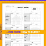 Free Printable Budget Planner How To Budget | Budgeting