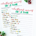Free Printable Christmas Emoji Game   Play Party Plan