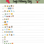 Free Printable Christmas Movie Emoji Pictionary Quiz