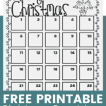 Free Printable Christmas Or Advent Countdown Calendars For