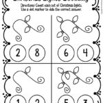 Free Printable Counting Christmas Preschool Worksheets