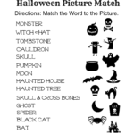 Free Printable Halloween Activity Sheets For Elementary