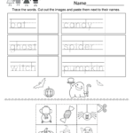 Free Printable Halloween Activity Worksheet For Kindergarten
