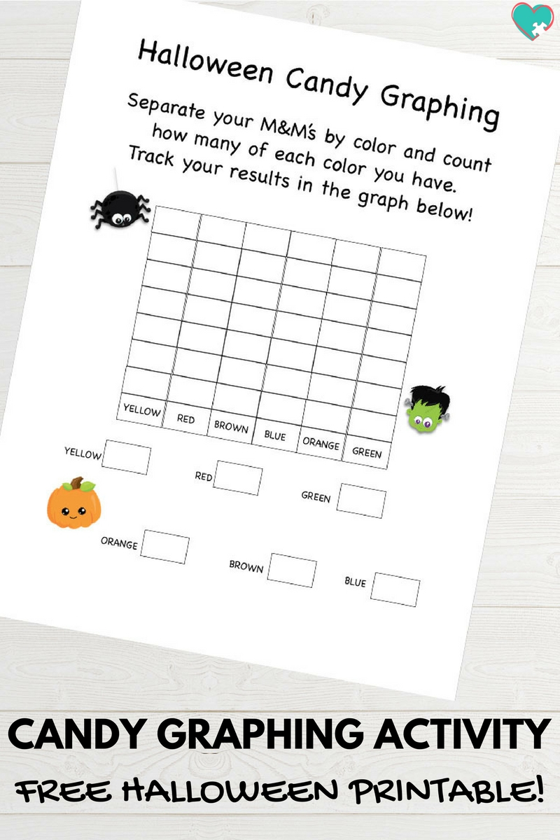 Free Printable Halloween Candy Graphing Activity - Autistic Mama