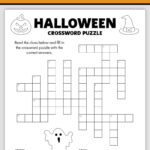 Free Printable Halloween Crossword Puzzle In 2020