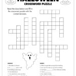 Free Printable Halloween Crossword Puzzle   Pjs And Paint