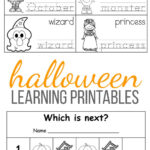 Free Printable Halloween Learning Activities For Kids