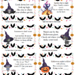 Free Printable Halloween Treasure Hunt For Kids: 24 Clues