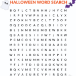 Free Printable Halloween Word Search In 2020 | Halloween