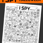 Free Printable I Spy Halloween Activity | Paper Trail Design