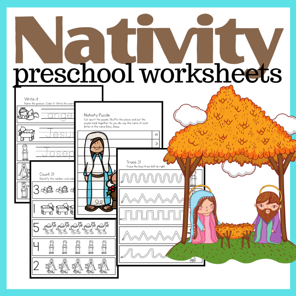 Free Printable Nativity Worksheets For Preschoolers