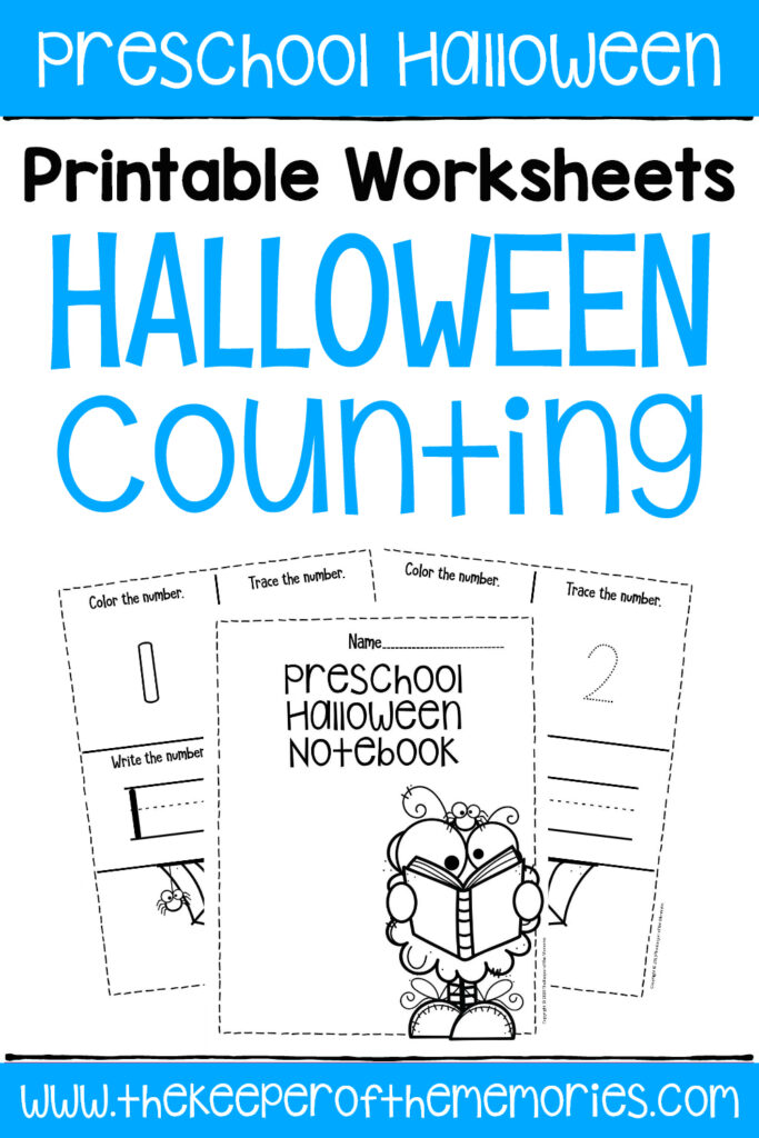 Free Printable Numbers Halloween Preschool Worksheets