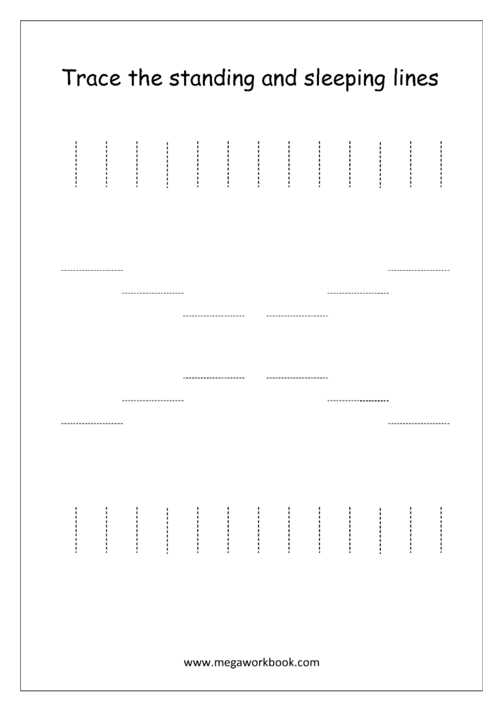 Free Printable Pre Writing Tracing Worksheets For
