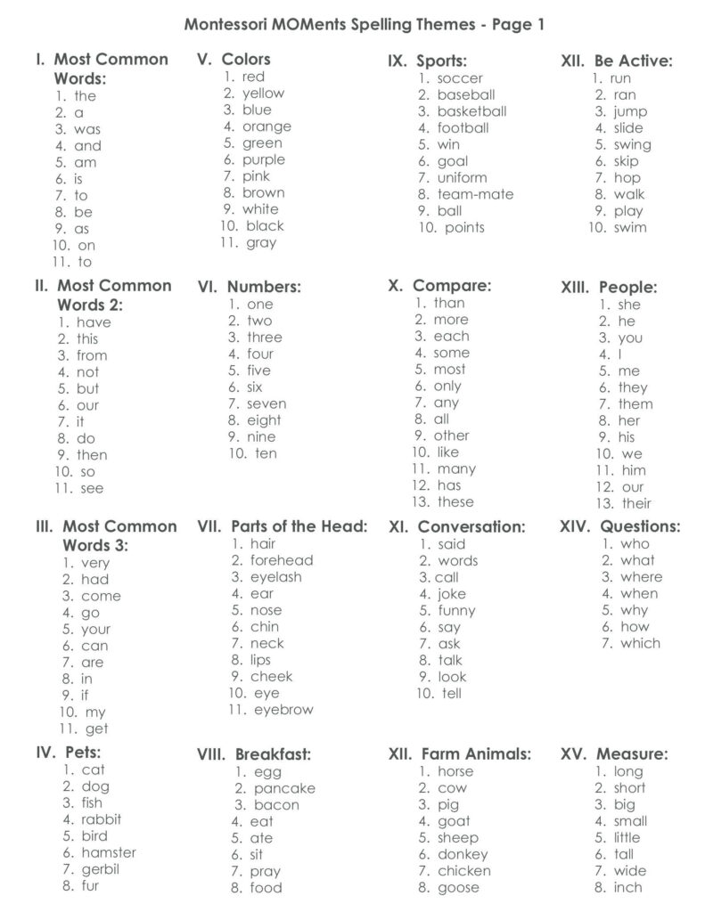 Free Printable Spelling Worksheets 2Nd Grade And Activities