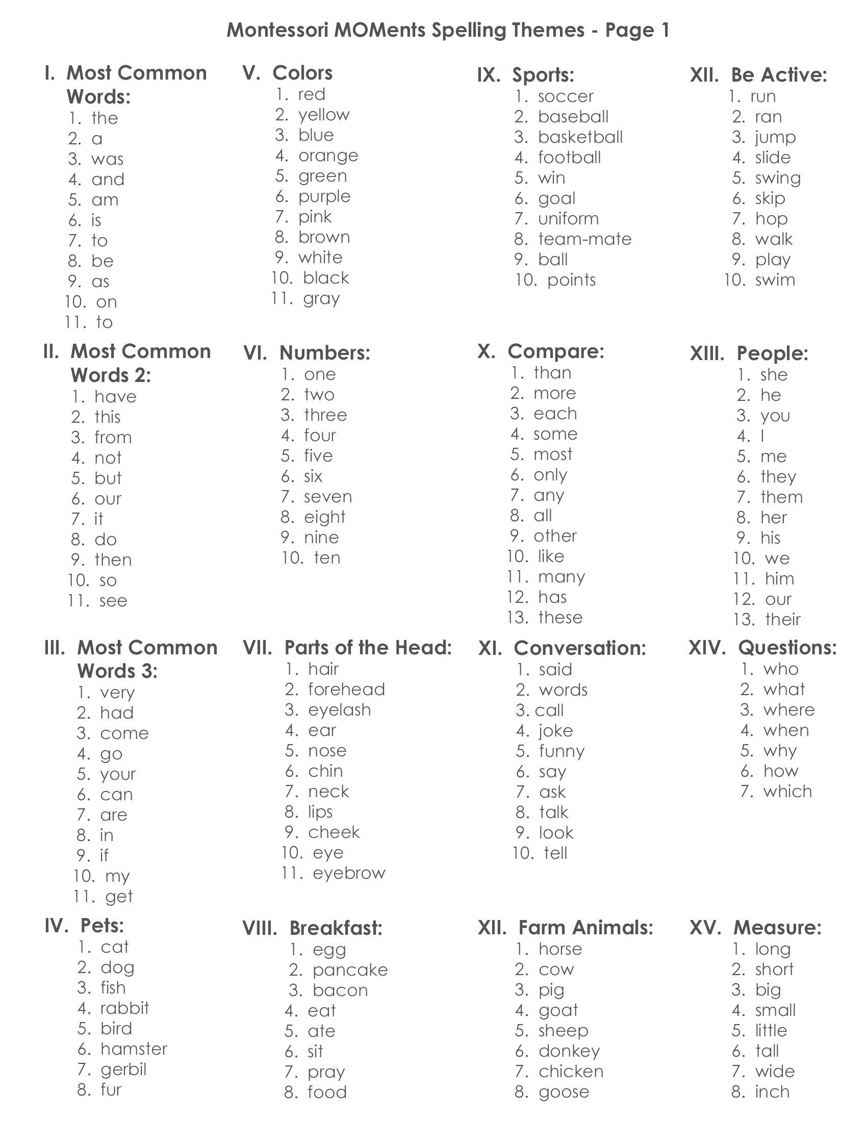 Free Printable Spelling Worksheets 2Nd Grade And Activities