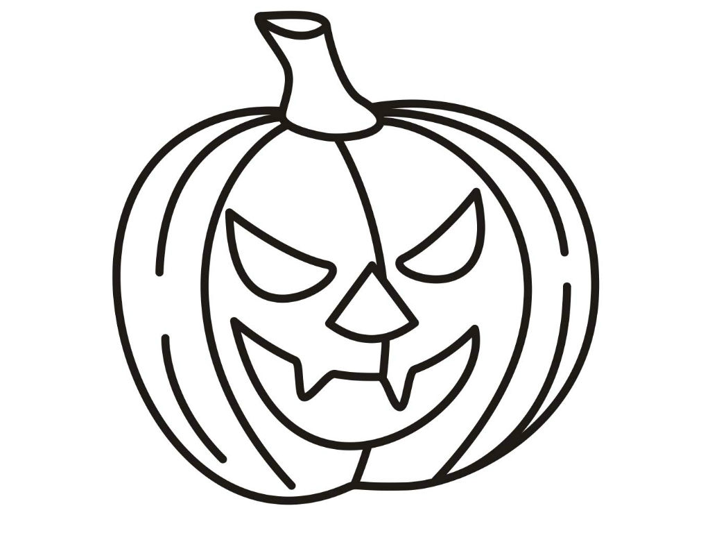 Free Pumpkin Coloring Pages For Adultsntable Halloween Scary