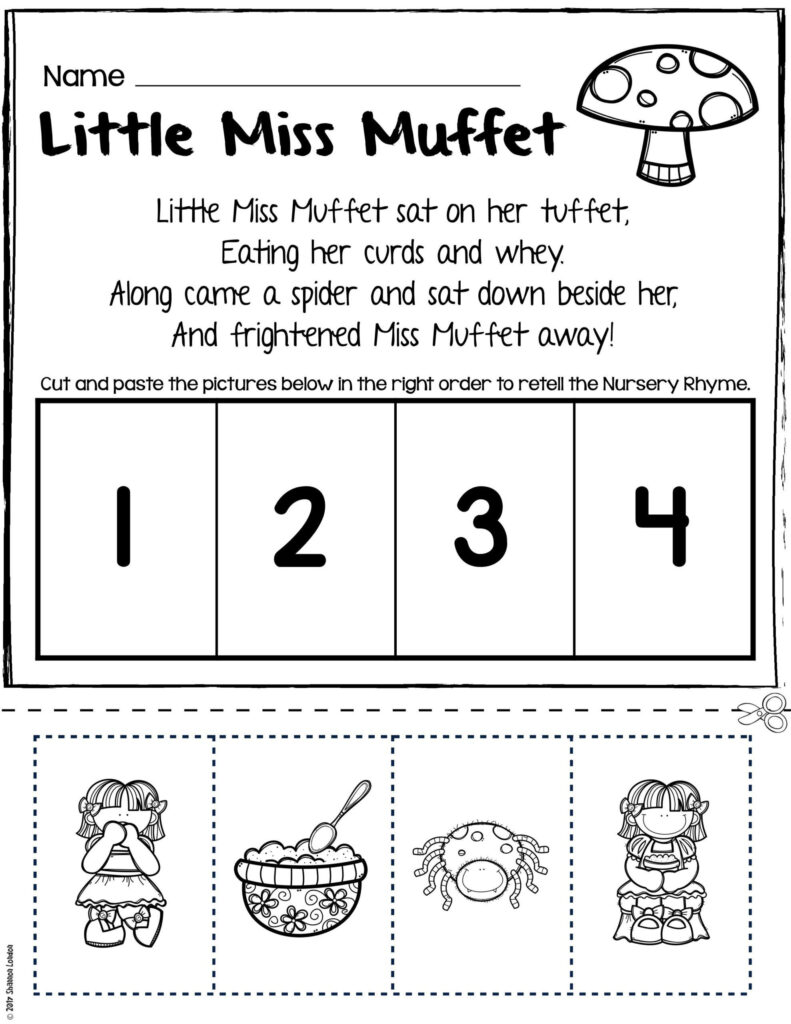 Free Rhyming Worksheets For Kindergarten Rhyming Printables
