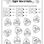 Free Winter Literacy Worksheet For Kindergarten (No Prep