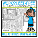 Free 'worksheet Free' At Home Activities, Games And Ideas