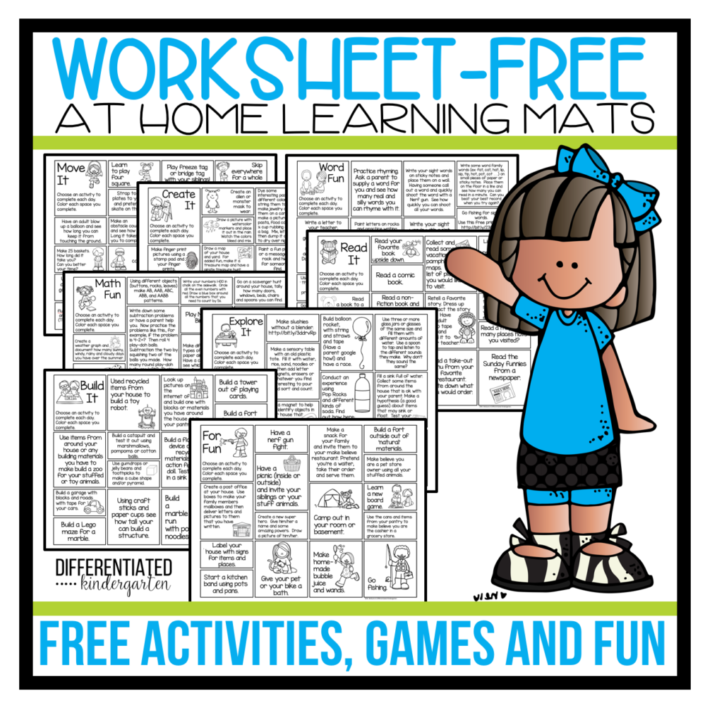 Free 'worksheet Free' At Home Activities, Games And Ideas Free 'worksheet Free' At Home Activities, Games And Ideas