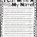Freebie Friday Name Handwriting Practice Kindergarten Names Regarding Name Tracing Freebie