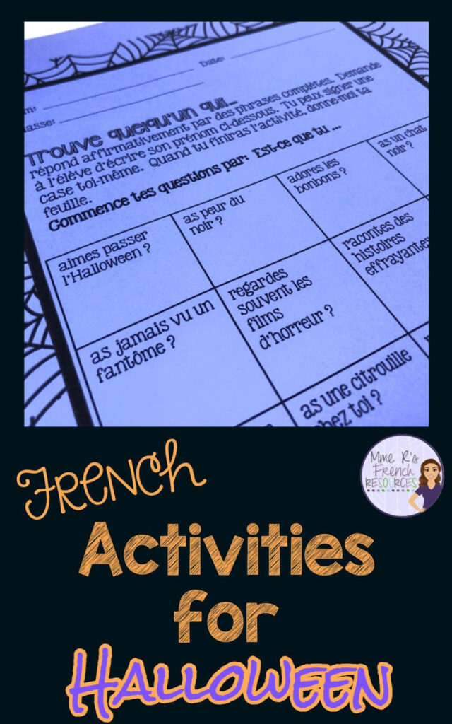 French Halloween Worksheets In 2020 | Learning Stations