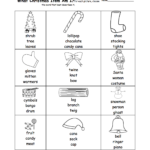 French Xmas Worksheet | Kids Activities