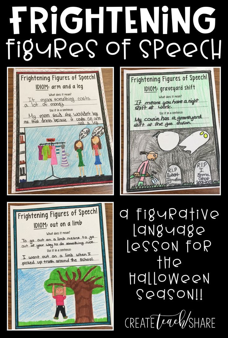 Frightening Figures Of Speech | Halloween Classroom