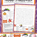Froggy's Halloween" Activities London Crossword Puzzle And