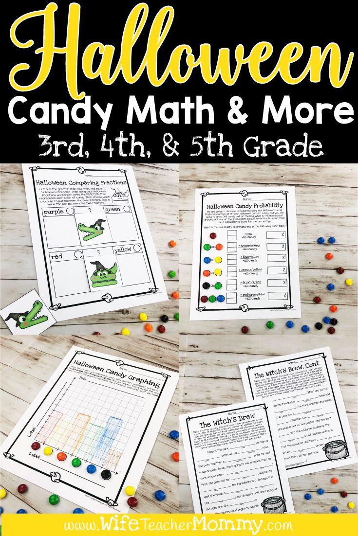 Fun Halloween Worksheets For 5Th Graders