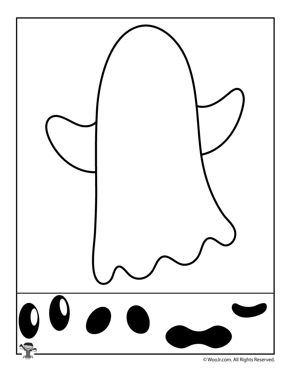 Ghost Preschool Halloween Activity Woo Jr Kids Activities