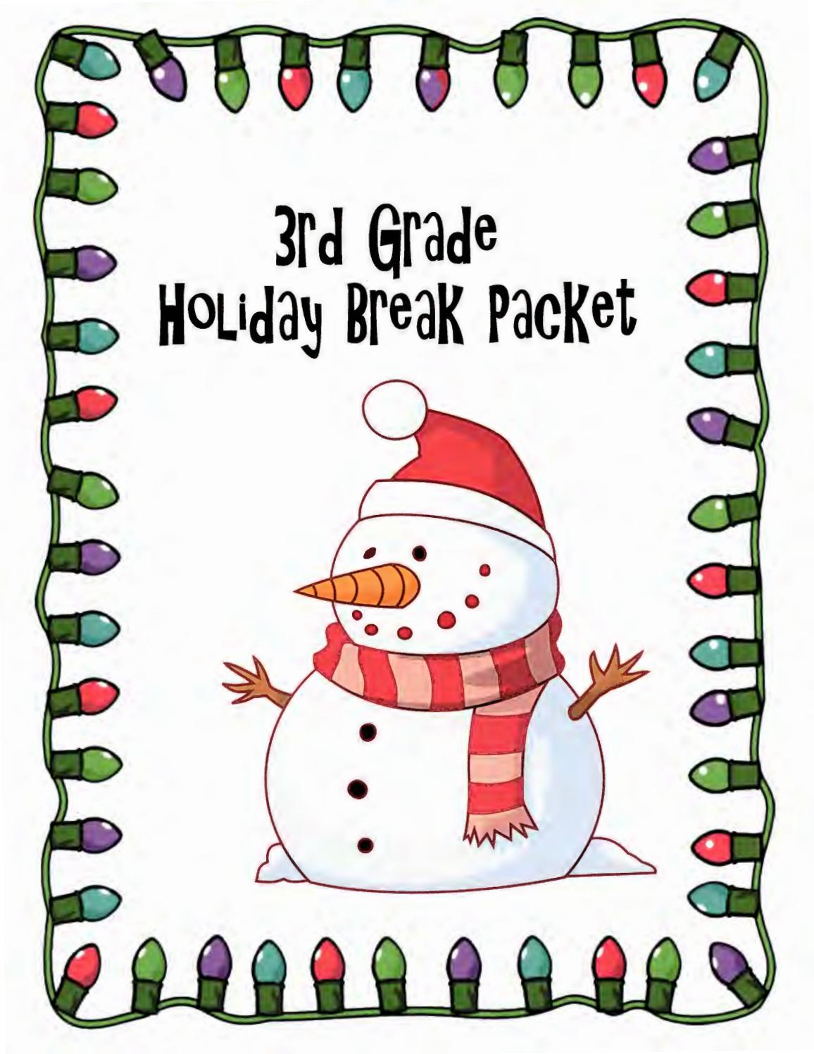 Grade 3 Christmas Packetronald De La Torre - Issuu