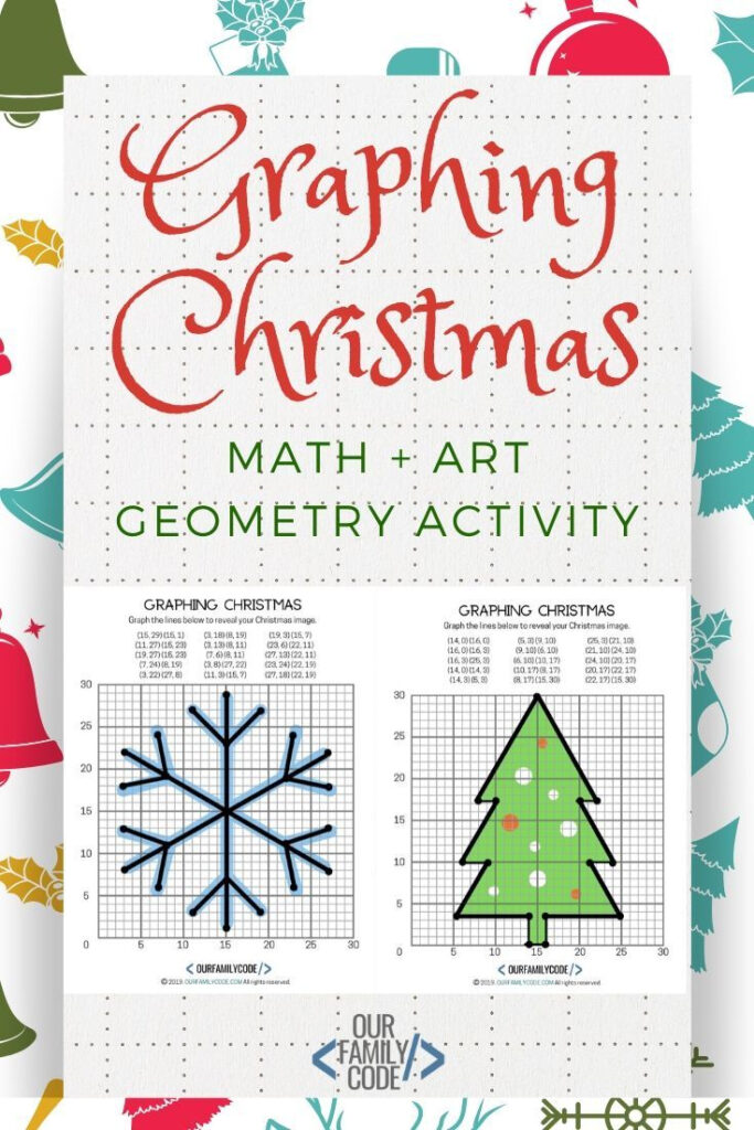 Graphing Christmas Coordinates Math Art Activity | Our