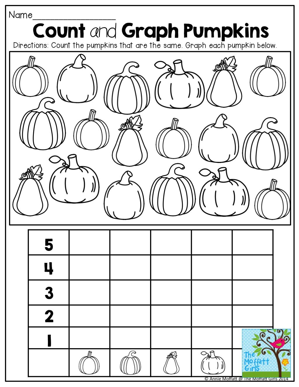 Graphing Pumpkins And Tons Of Other Fun Printables