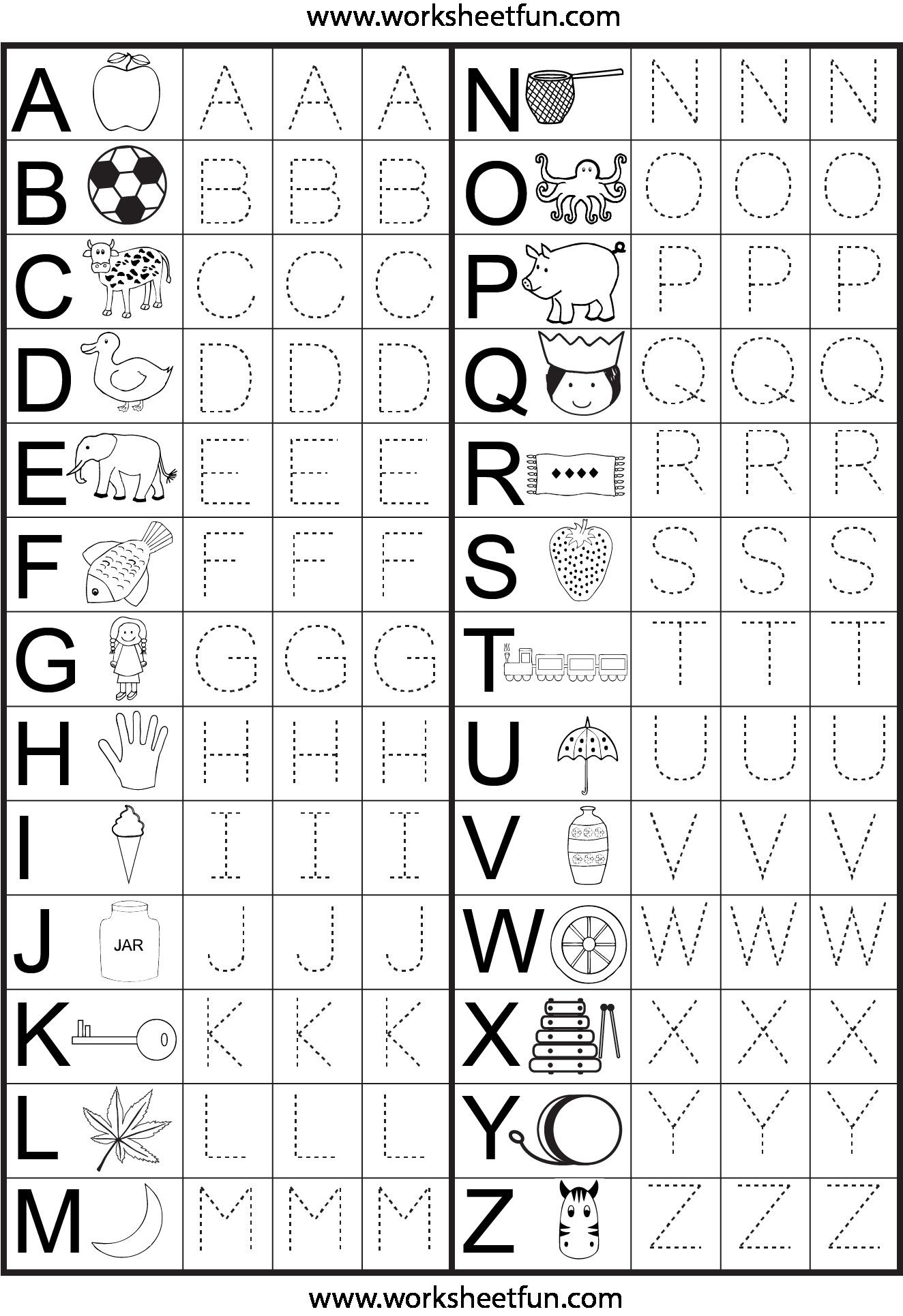 Great Letter Tracing Template In 2020 | Alphabet Worksheets within Alphabet Letters Worksheets Grade 2