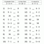 Greater Than Less Than Worksheet   Comparing Numbers To 100
